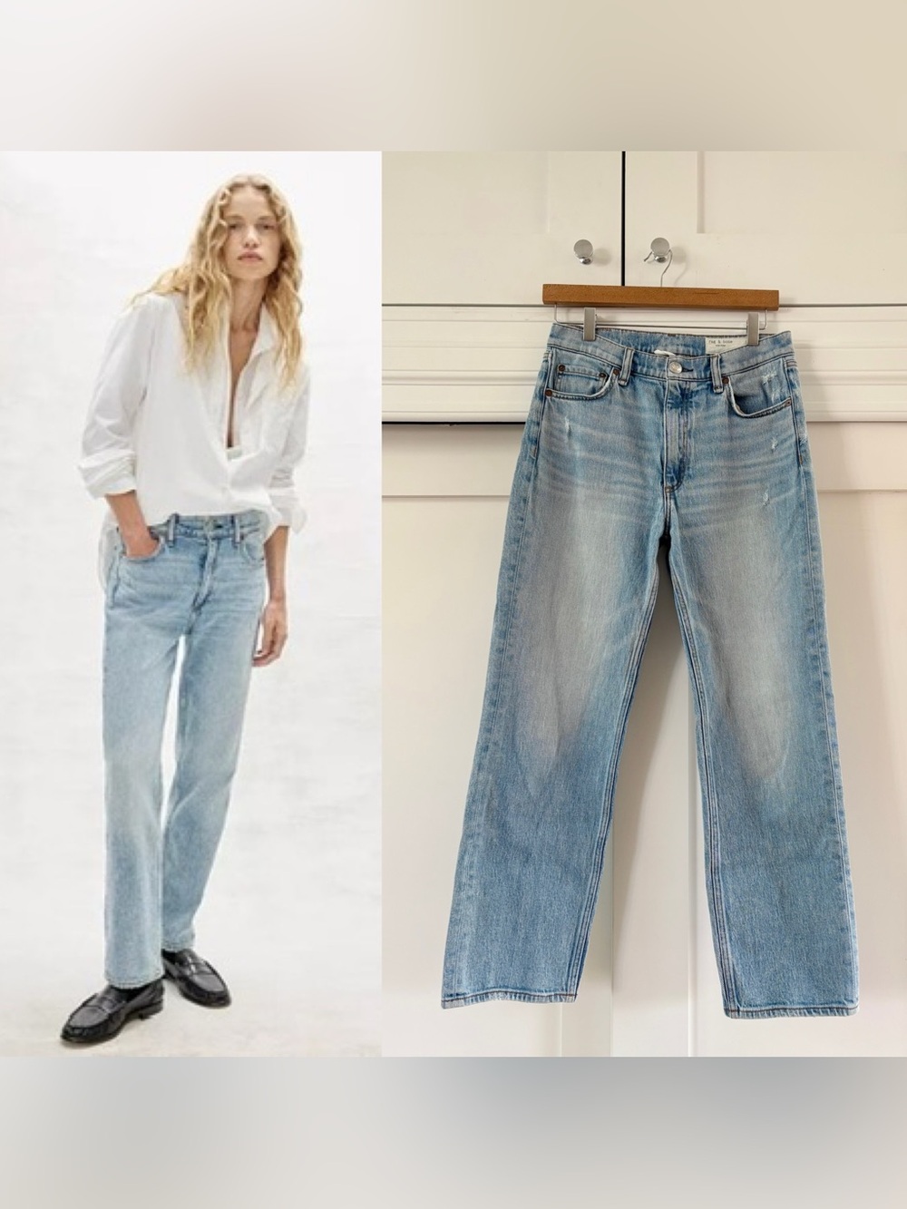 rag & bone Harlow Ankle Straight Leg Jeans – Size 27 – Lou Wash